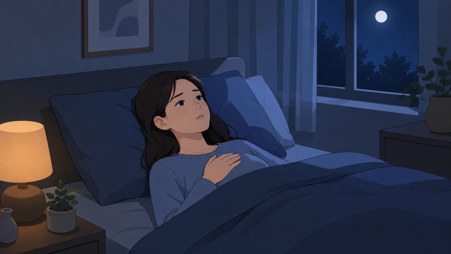 낮에는 멀쩡한데, 밤만 되면 가슴이 뛰는 분들에게